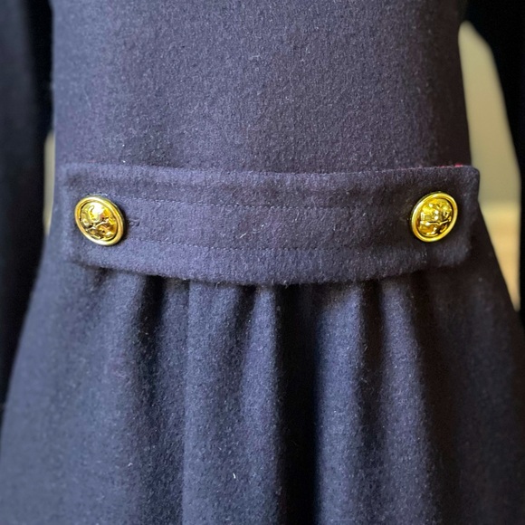 Tory Burch Wool Tea Length Wool Dress - Picture 4 of 9
